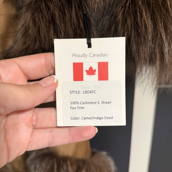 NEW: Mommy & Me 100% Cashmere Shawl x 2 - Picture 2 of 4